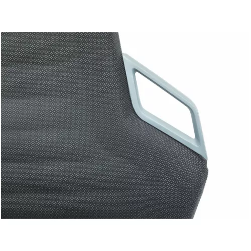 Munka forgószék, Supertec, kerekekkel, alacsony BLACK