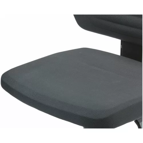 Munka forgószék, Supertec, talppal és lábtartó gyűrűvel, magas BLACK