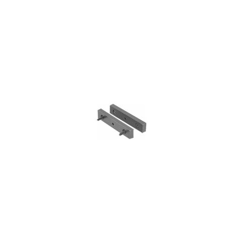 Tartalék pofa pár, csavarokkal, megfordítható, recézett / köszörült 150 mm