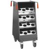 CNC szerszámkocsik PU kerekekkel 452 mm