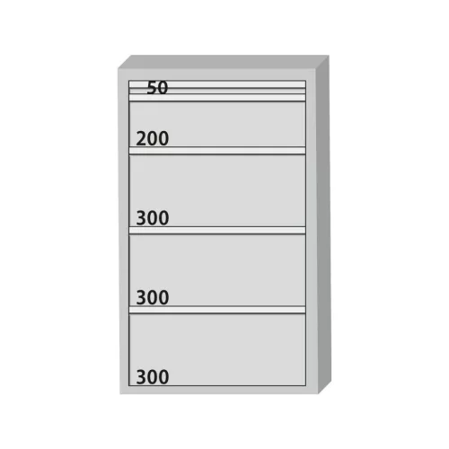 Garant GridLine CNC szerszámszekrény kompletten fiókokkal 1275/5