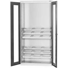   Tool-UNIT szekrény (UNIT nélkül) ablakos szárnyas ajtókkal 2000 mm