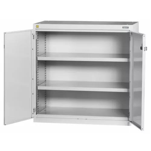 Garant GridLine ESD polcos szekrény lemezes szárnyas ajtókkal 1000 mm