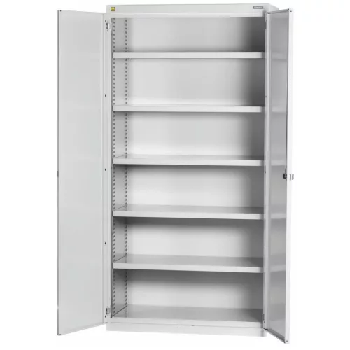 Garant GridLine ESD polcos szekrény lemezes szárnyas ajtókkal 2000 mm