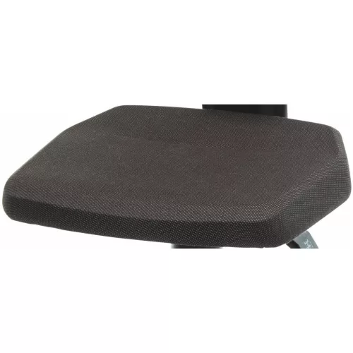 ESD munka forgószék, szövet kárpit, kerekekkel, alacsony BLACK