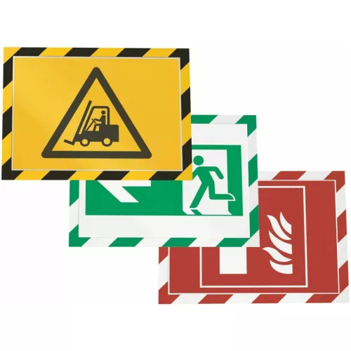 Durable DURAFRAME átlátszó tasak 2 darabos készlet ORANGE