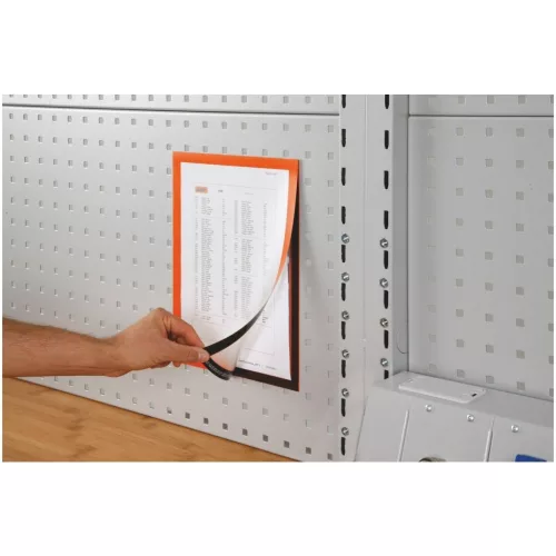 Durable DURAFRAME átlátszó tasak 2 darabos készlet ORANGE