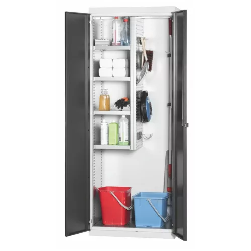 Garant GridLine Tisztítószer szekrény 30G szélesség lemez szárnyas ajtókkal 2000-3