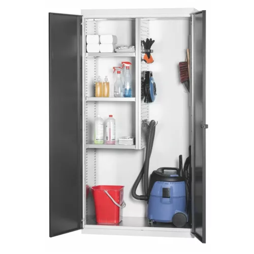 Garant GridLine Tisztítószer szekrény 40G szélesség lemez szárnyas ajtókkal 2000-4