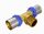 Ötrétegű PRESS T idom 20x1/2"x20 Km 133 Sesta 10/100db