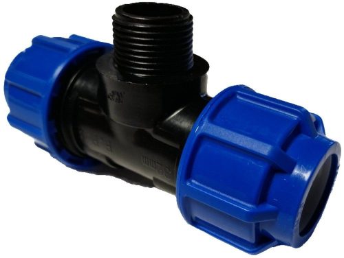 KPE T-idom 25x3/4"x25HK (711025) 10/80 Műanyag CP PN16 CL22216025:90