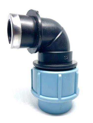 KPE könyök 32x3/4"HB (708031) 10/90 Műanyag CP PN16 CL23416031