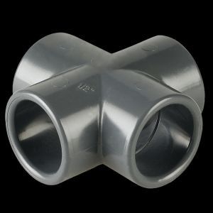 PVC Kereszt-idom 20x20 (107020) 10/60 Nyomó CP PN16