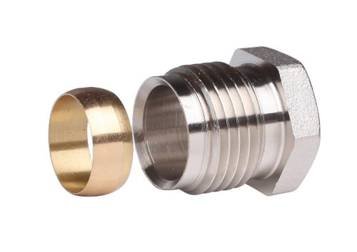 Danfoss csavarzat 15 réz+acél csövekhez 1/2"szelepekhez (013G4115)