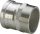 INOX acélp. csatlakozó KM 108x4" rozsdamentes, ivóvízre