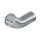 INOX acélpressz 45° könyök 18x18KB rozsdamentes, ivóvízre