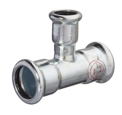 INOX acélp. szűk. T idom 108/35/108 rozsdamentes, ivóvízre