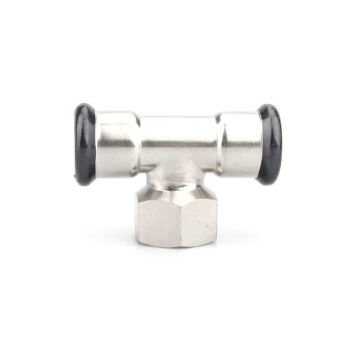 INOX acélpressz T idom 42x3/4"x42BM rozsdamentes, ivóvízre
