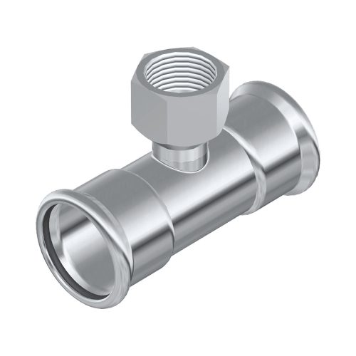 INOX acélp. T idom 88,9x1"x88,9BM rozsdamentes, ivóvízre