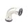 INOX acélpressz könyök 139,7x139,7BB rozsdamentes, ivóvízre