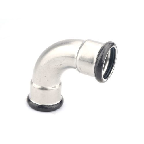 INOX acélpressz könyök 139,7x139,7BB rozsdamentes, ivóvízre