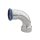 INOX acélpressz 90° könyök 18x1/2"BM rozsdamentes, ivóvízre