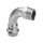 INOX acélpressz 90° könyök 22x3/4"KM rozsdamentes, ivóvízre