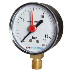 Nyomásmérő óra alsó b.1/4" (506/3) 16bár