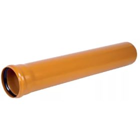 PVC KG Cső tokos KGEM 110 0,5fm P200, 10db/köteg