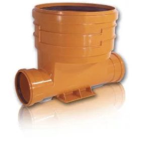 PVC KG Akna fenékelem KGA-110/315 G Egyenes átfolyású