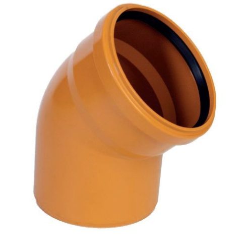 PVC KG Könyök KGB-400/30°P3db hegesztett M6