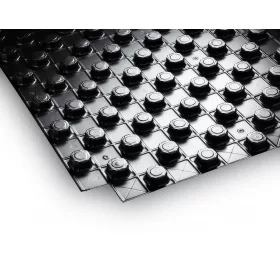   Rendszerlemez NIMMT 10-es csőhöz, fekete szigetelés nélkül, 1,12nm/db