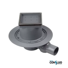   Összefolyó, szár. bűz.10*10 csempézhető vízszint 1.ágú (13000329)