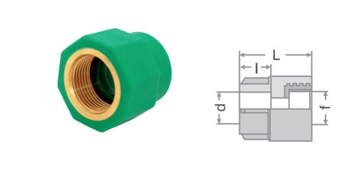 FLUIDTHERM 20x1/2"BB csatlak.(10001651)