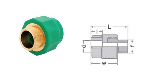 FLUIDTHERM 20x3/4"KB csatlak.(10001850)
