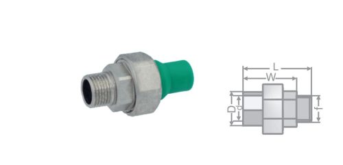 FLUIDTHERM 20x1/2"KM Krómholl.(40000882)