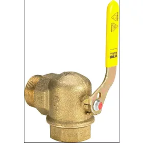 Golyós Gázfőcsap sarok 1" KB Viega525132