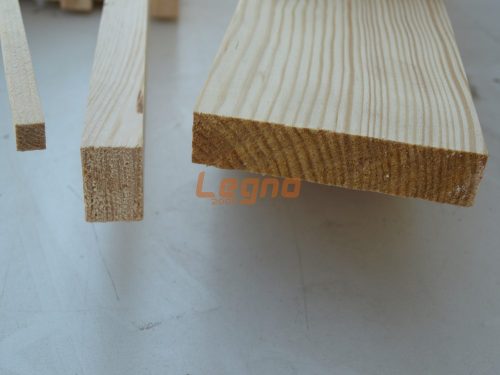 Léc négyoldalt gyalult 1X4