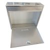 postaláda fekvő OPTIMA (36x31cm) INOX, névtartóval