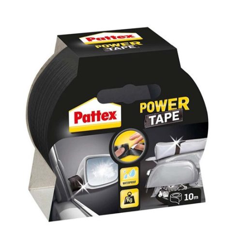 ragasztószalag Pattex Power Tape fekete 10m