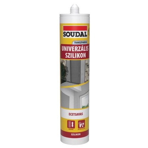 szilikon 280 ml univerzális színtelen Soudal