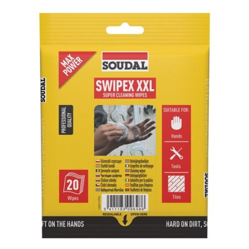 ipari tisztítókendő  Swipex  20 db-os Soudal