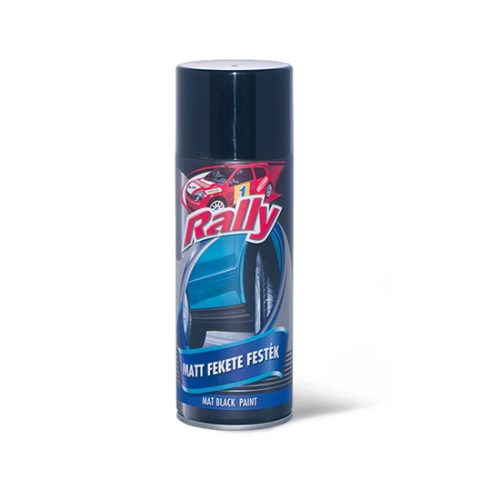 matt fekete festék spray 400 ml RALLY