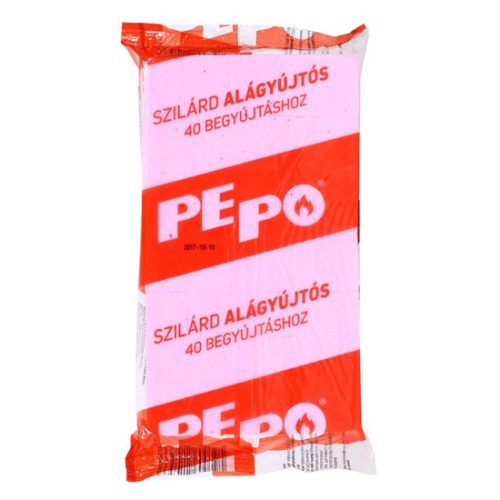 alágyújtós szilárd PEPO (40 db/csom és 45 csom/krt)