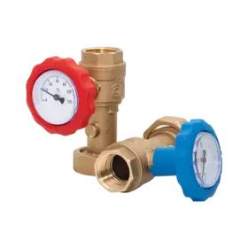 ESBE GSP911 golyóscsap hőmérővel DN25 2 db / doboz