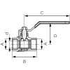 FERRO F-Comfort golyóscsap 5/4" BB 9/csomag   36/karton - KAROS