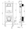 Sanit Ineo Plus 450 w/o falbaépíthető WC wc tartály 22db/raklap