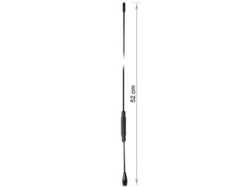 Delock TETRA BOS antenna 380 - 410 MHz 2,5 dBi 52,2 cm-es, csavaros  rögzítésű, irányítatlan Delock