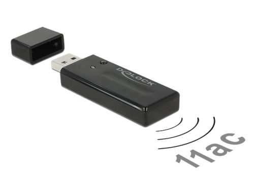 Delock USB 3.0-s, kétsávos WLAN ac/a/b/g/n adapter, 867 Mbps