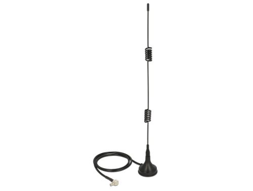 Delock LTE antenna TS-9 dugó 2 - 3 dBi mindenirányú mágneses alapon fixen fekete